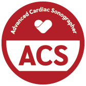 ACS advanced cardiac sonographer badge