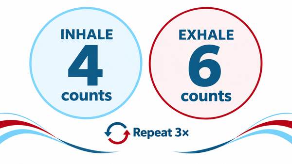 a breath reset, workday reset exercise
